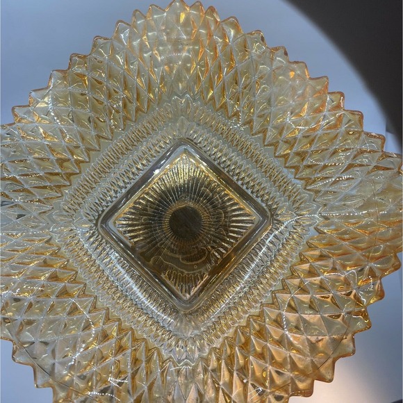 Antique Sadler "The Old Mill" Teapot Federal Glass Candy Dish Made in England - Picture 9 of 11